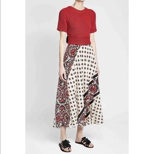 RED Valentino Skirts - RED VALENTINO Paisley Print Silk Skirt RED Valentino Skirts - RED VALENTINO Paisley Print Silk Skirt